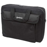 Manhattan Notebooktasche London 15,6" - Für Notebooks bis 15,6" - Top Load - schwarz - Aktenkoffer - 39,6 cm (15.6") - Schultergurt - 390 g