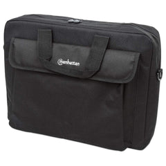 Manhattan Notebooktasche London 15,6" - Für Notebooks bis 15,6" - Top Load - schwarz - Aktenkoffer - 39,6 cm (15.6") - Schultergurt - 390 g