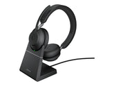 Jabra Evolve2 65 - UC Stereo - Kabellos - Büro/Callcenter - 20 - 20000 Hz - 176,4 g - Kopfhörer - Schwarz 26599-989-989
