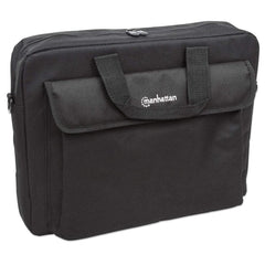 Manhattan Notebooktasche London 15,6" - Für Notebooks bis 15,6" - Top Load - schwarz - Aktenkoffer - 39,6 cm (15.6") - Schultergurt - 390 g