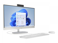 HP 24-cr0006ng - All-in-One (Komplettlösung) - Ryzen 5 7520U / 2.8 GHz - RAM 16 GB - SSD 512 GB - NVMe - Radeon 610M - 1GbE, Wi-Fi 6, Bluetooth 5.3 - WLAN: 802.11a/b/g/n/ac/ax, Bluetooth 5.3 - Win 11 Home - Monitor: LED 60.5 cm (23.8")