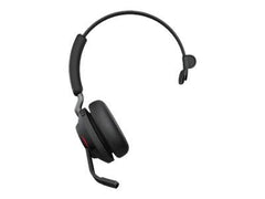 Jabra Evolve2 65 Wireless PC Headset – Noise Cancelling Microsoft Teams Certified Mono Headphones With Long-Lasting Battery – USB-A Bluetooth Adapter – Black