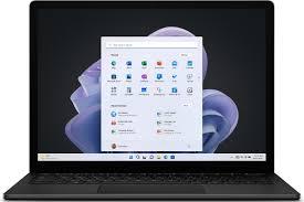Microsoft Surface Laptop 5 -15 Zoll  Intel Evo, Intel Core i7 der 12. Generation, 8 GB, 512 GB mit Intel Iris Xe Graphics, Windows 11, Schwarz