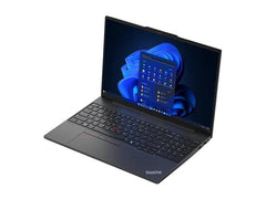 Lenovo ThinkPad E16 G2 Gen 2 21M5 - AMD Ryzen 5 7535HS / 3.3 GHz - Win 11 Pro - Radeon 660M - 16 GB RAM - 512 GB SSD TCG Opal Encryption 2, NVMe - 40.6 cm (16") IPS 1920 x 1200 - Wi-Fi 6E, Bluetooth - Graphite Black - kbd: Deutsch - mit 1 Jahr Lenovo Prem