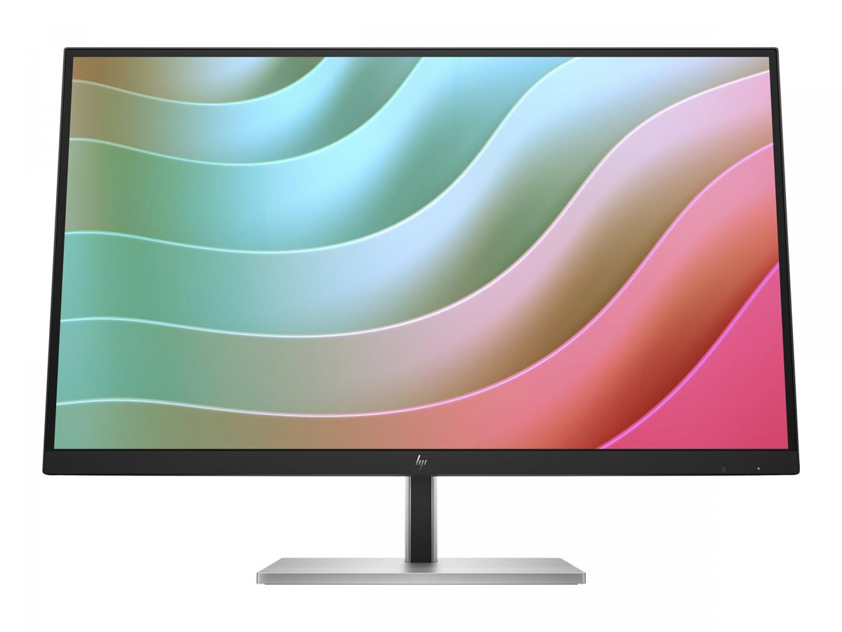 HP E-Series E27k G5 4K USB-C-Monitor - 68,6 cm (27") - 3840 x 2160 Pixel - 4K Ultra HD - 5 ms - Schwarz - Silber