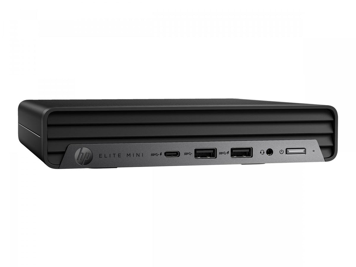 HP Elite 800 G9 - Mini Desktop - Core i5 i5-14500 / 2.6 GHz - RAM 16 GB - SSD 256 GB - NVMe - UHD Graphics 770 - 1GbE, Wi-Fi 6E, Bluetooth 5.3 - WLAN: 802.11a/b/g/n/ac/ax (Wi-Fi 6E) Bluetooth 5.3 Win 11 Pro Monitor: keiner Tastatur: Deutsch mit HP Wolf Pr