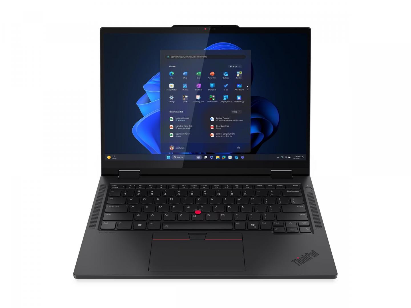 Lenovo ThinkPad T14s 2-in-1 Gen 1 21R3 - Flip-Design - Intel Core Ultra 5 225U / 1.5 GHz - Win 11 Pro - Intel Graphics - 16 GB RAM - 512 GB SSD TCG Opal Encryption 2, NVMe - 35.6 cm (14")