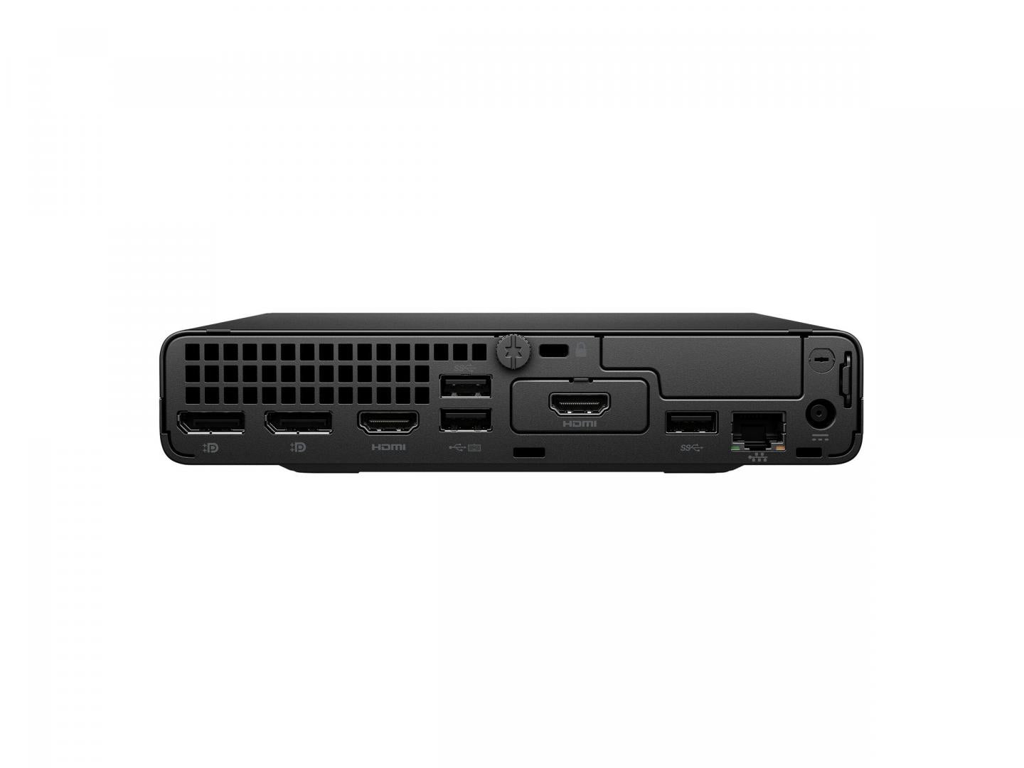 HP Pro 400 G9 - Mini - Core i5 13500T / 1.6 GHz - RAM 16 GB - SSD 512 GB - NVMe - UHD Graphics 770 - 1GbE, Wi-Fi 6E, Bluetooth 5.3 - WLAN: 802.11a/b/g/n/ac/ax (Wi-Fi 6E)
