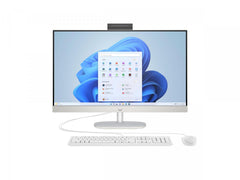 HP 27-cr0471ng - All-in-One (Komplettlösung) - Ryzen 7 7730U - RAM 16 GB - SSD 512 GB - NVMe - Radeon Graphics - 1GbE, Wi-Fi 6, Bluetooth - WLAN: 802.11a/b/g/n/ac/ax, Bluetooth 5.4 - Win 11 Home - Monitor: LED 68.6 cm (27")