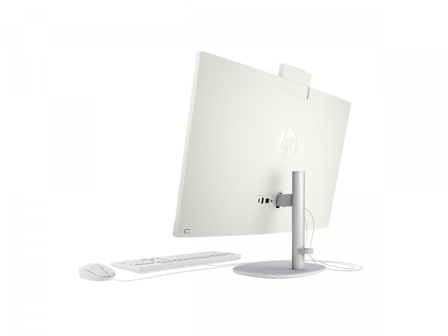 HP 27-cr0471ng - All-in-One (Komplettlösung) - Ryzen 7 7730U - RAM 16 GB - SSD 512 GB - NVMe - Radeon Graphics - 1GbE, Wi-Fi 6, Bluetooth - WLAN: 802.11a/b/g/n/ac/ax, Bluetooth 5.4 - Win 11 Home - Monitor: LED 68.6 cm (27")